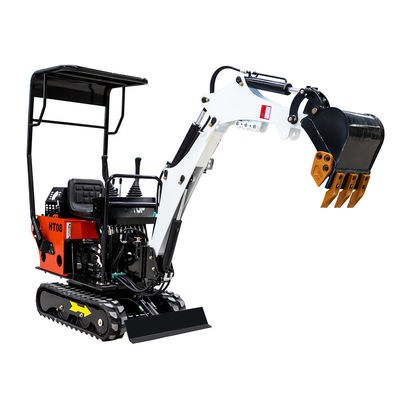 Beautiful Excavator Digger Hydraulic 0.8 Ton Mini Excavator Machine Euro5 Excavator Customized Color