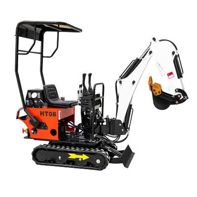 Beautiful Excavator Digger Hydraulic 0.8 Ton Mini Excavator Machine Euro5 Excavator Customized Color