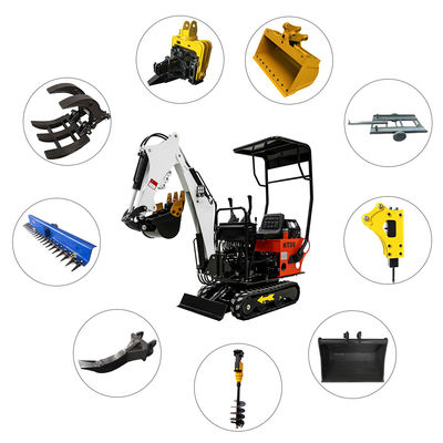 Beautiful Excavator Digger Hydraulic 0.8 Ton Mini Excavator Machine Euro5 Excavator Customized Color
