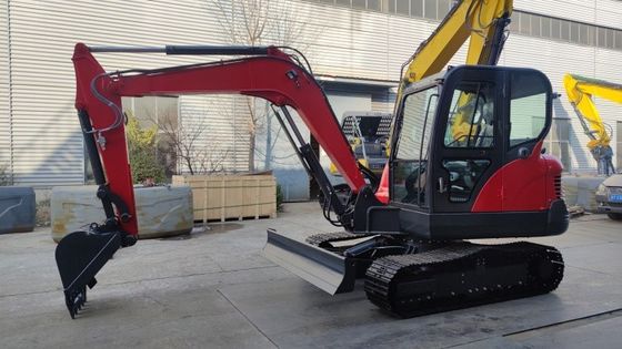 Construction Machinery Excavator Digger Mini Digger Excavator 6.5 Ton Crawler Hydraulic Excavator For Sale