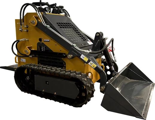 Hot Compact Loader 23HP Mini Loader Machine Small Loader Machine Gasoline Crawler Skid Steer Loader