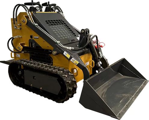 Hot Compact Loader 23HP Mini Loader Machine Small Loader Machine Gasoline Crawler Skid Steer Loader