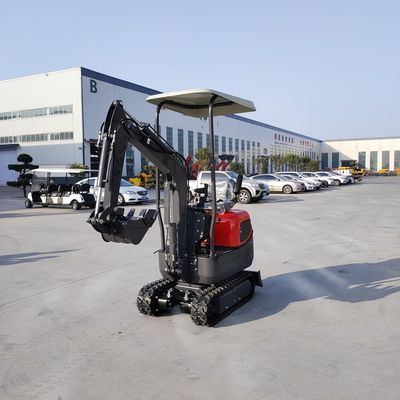 1 Ton Crawler Hydraulic Digger Mini Excavator For Machinery Repair Shops Farms Home