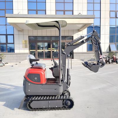 1 Ton Crawler Hydraulic Digger Mini Excavator For Machinery Repair Shops Farms Home