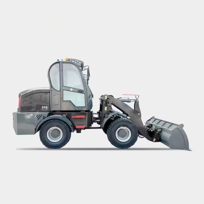 Electric Small Front End Loader Machine Mini All Terrain Front Wheel Loader
