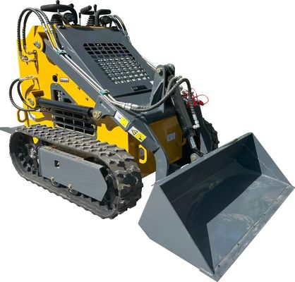 Hot Compact Loader 23HP Mini Loader Machine Small Loader Machine Gasoline Crawler Skid Steer Loader