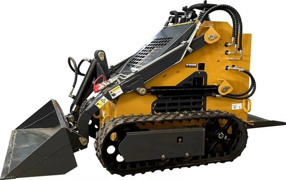 Hot Compact Loader 23HP Mini Loader Machine Small Loader Machine Gasoline Crawler Skid Steer Loader