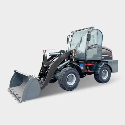 Electric Small Front End Loader Machine Mini All Terrain Front Wheel Loader